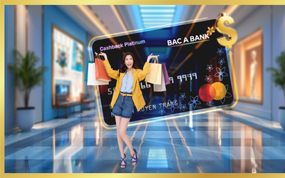 Mở thẻ tín dụng quốc tế Bac A Bank nhận hoàn tiền tới 1.000.000 VNĐ