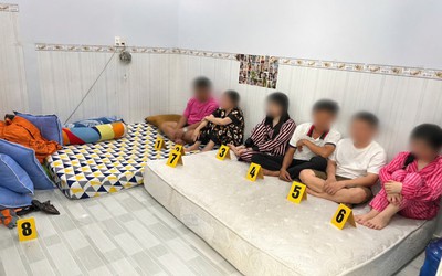Kiểm tra căn nhà cho thuê, bắt quả tang nhóm người làm chuyện phạm pháp