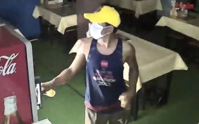 Đột nhập vào nhà hàng, tên trộm thản nhiên ăn nhậu rồi để quên thứ "không thể ngờ"