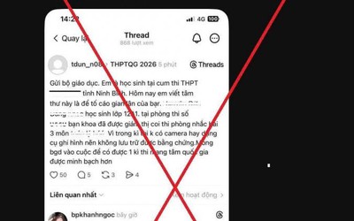 Công an Ninh Bình thông tin vụ "tố" gian lận thi tốt nghiệp THPT