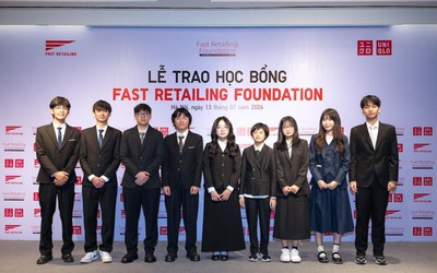 Công ty mẹ của UNIQLO tiếp tục trao tặng học bổng cho học sinh Việt Nam