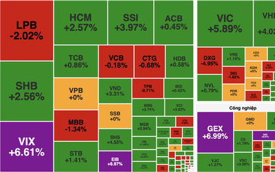 Dòng tiền bắt đáy nhập cuộc, VN-Index bật tăng gần 31 điểm sau nhịp rung lắc