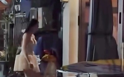 Xác minh vụ cô gái nghi là Á hậu ném gạch vào cửa kính nhà dân