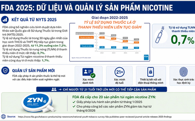 Quản lý nicotine thế hệ mới: Khi chính sách dựa trên dữ liệu khoa học