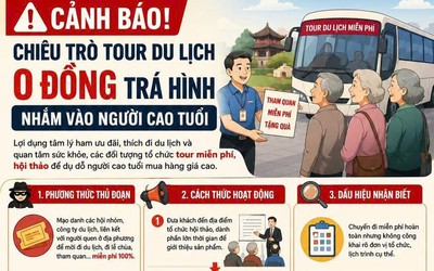 Cảnh giác chiêu trò tour du lịch 0 đồng trá hình nhắm vào người cao tuổi