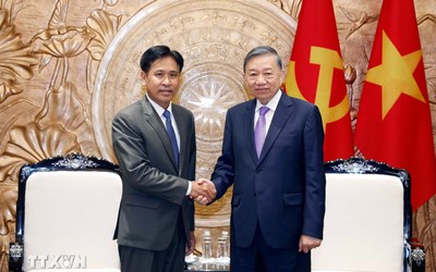 Tổng Bí thư, Chủ tịch nước Tô Lâm tiếp Chánh án Toà án nhân dân tối cao Lào