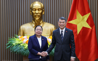 Thủ tướng Lê Minh Hưng tiếp Trưởng Ban Tổ chức Trung ương Đảng Nhân dân Cách mạng Lào