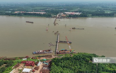 Hà Nội: Cầu Vân Phúc hơn 3.400 tỷ đồng sau gần 1 năm thi công