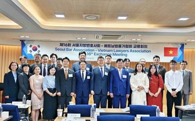 Hội Luật gia Việt Nam và Đoàn Luật sư Seoul tăng cường hợp tác, ứng dụng AI trong lĩnh vực pháp lý