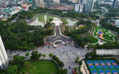 Toàn cảnh khu vực thí điểm phố đi bộ thông minh đầu tiên ở Hà Nội