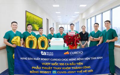 Bệnh viện Tâm Anh “phá kỷ lục” vượt 100 ca thay khớp bằng robot AI thế hệ mới