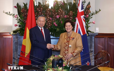 Tổng Bí thư, Chủ tịch nước Tô Lâm hội kiến Toàn quyền New Zealand