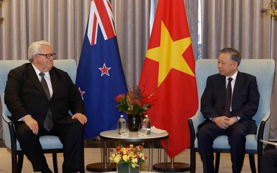Tổng Bí thư, Chủ tịch nước Tô Lâm đã hội kiến Chủ tịch Quốc hội New Zealand