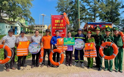 Thêm “lá chắn” phòng đuối nước tại các bãi biển ở Lâm Đồng