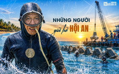[E] Những người lấy đôi tay làm mắt, dựng “lá chắn” giữ bờ Hội An