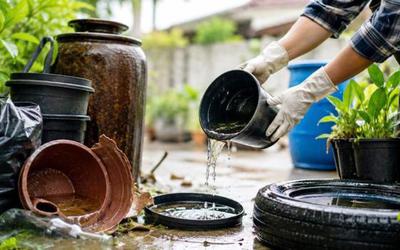 7 mẹo đơn giản giúp cắt đứt nơi sinh sản của muỗi khi mùa mưa đến