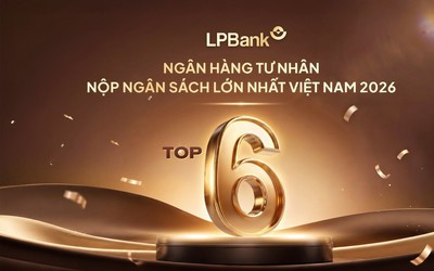 LPBank lọt Top 6 ngân hàng tư nhân nộp ngân sách lớn nhất Việt Nam