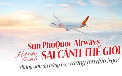 Infographic: Nhìn lại dấu ấn hãng bay mang tên đảo Ngọc sau gần 1 năm hoạt động