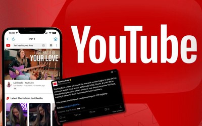 YouTube thay đổi cách tính lượt xem