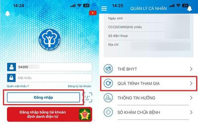 Theo dõi mức lương và thời gian đóng BHXH bằng ứng dụng VssID mới nhất