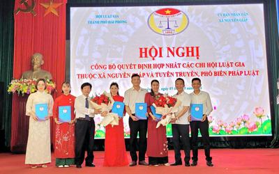 Hải Phòng: Chi hội Luật gia xã Nguyên Giáp kiện toàn tổ chức, đẩy mạnh hoạt động từ cơ sở