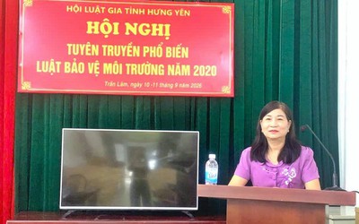 Hội Luật gia tỉnh Hưng Yên tuyên truyền Luật Bảo vệ môi trường đến người dân
