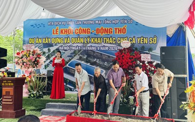 Khởi công dự án chợ cá lớn nhất Hà Nội