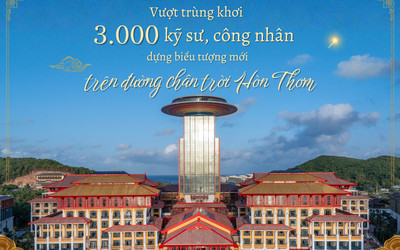 Vượt trùng khơi, 3.000 kỹ sư, công nhân dựng biểu tượng mới trên đường chân trời Hòn Thơm