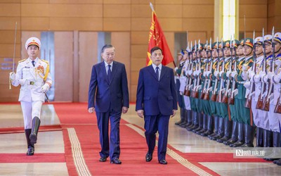 Tổng Bí thư, Chủ tịch nước Tô Lâm chủ trì lễ đón Nhà vua Vương quốc Thái Lan