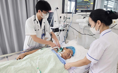 Gai hoa giấy đâm vào chân, cụ bà 71 tuổi nguy kịch