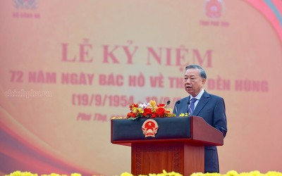 Phát biểu của Tổng Bí thư, Chủ tịch nước Tô Lâm tại Lễ Kỷ niệm 72 năm Ngày Bác Hồ về thăm Đền Hùng