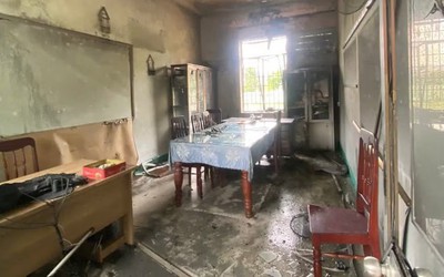 Cháy trường tiểu học ở Quảng Ngãi, thầy hiệu phó tử vong