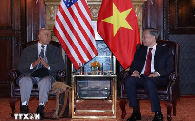 Tổng Bí thư, Chủ tịch nước Tô Lâm gặp Ban Lãnh đạo Đảng Cộng sản Hoa Kỳ