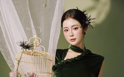 Nhan sắc hút hồn của Hoa khôi Thuỳ Trang