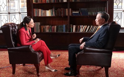 Tổng Bí thư, Chủ tịch nước Tô Lâm trả lời phỏng vấn kênh truyền hình Bloomberg TV