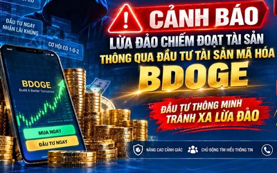 Cảnh báo thủ đoạn mời chào người dân đầu tư tài sản mã hóa BDOGE để lừa đảo