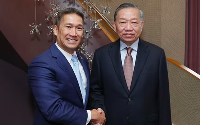 Tổng Bí thư, Chủ tịch nước Tô Lâm tiếp Quyền Bộ trưởng Hải quân Hoa Kỳ Hùng Cao