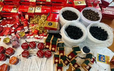 Triệt phá đường dây sản xuất thuốc An Cung giả từ bột mì, hóa chất