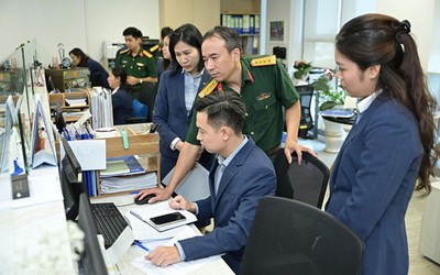 MB đón đoàn kiểm tra chuyên đề cải cách hành chính và chuyển đổi số của Bộ Quốc phòng