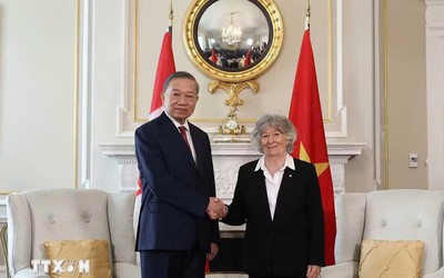 Tổng Bí thư, Chủ tịch nước Tô Lâm hội kiến Toàn quyền Canada Louise Arbour