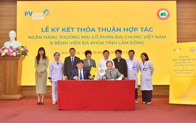 PVcomBank ký kết Thỏa thuận hợp tác với Bệnh viện Đa khoa tỉnh Lâm Đồng