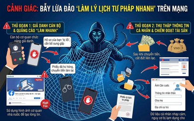 Cảnh giác bẫy lừa đảo khi làm lý lịch tư pháp online