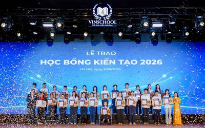 Học bổng Kiến tạo mùa 6 của Vinschool: Trao cơ hội để học sinh kiến tạo tương lai