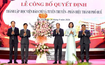 Thành lập Phân hiệu Học viện Báo chí và Tuyên truyền tại TP.Huế