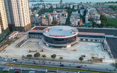 Diện mạo bến xe khách Yên Sở trăm tỷ sau hơn một năm thi công