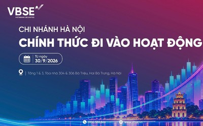 VBSE chính thức đưa Chi nhánh Hà Nội đi vào hoạt động từ ngày 30/9/2026