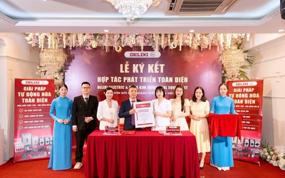 Delixi - Khoa Kim ký kết hợp tác toàn diện, đưa thương hiệu thiết bị điện quốc tế chính hãng đến hàng triệu gia đình Việt