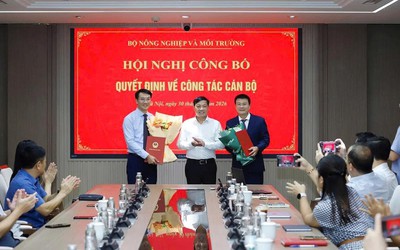 Bộ Nông nghiệp và Môi trường bổ nhiệm Cục trưởng và Cục phó Cục Biến đổi khí hậu