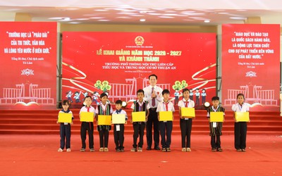 Khánh thành trường nội trú vùng biên Lâm Đồng, mở thêm cơ hội đổi đời cho học sinh vùng khó
