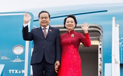 Chủ tịch Quốc hội Trần Thanh Mẫn và Phu nhân lên đường thăm chính thức Hàn Quốc và Mông Cổ